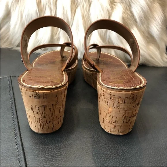 Sam Edelman Cork Platform Sandals - Picture 3 of 7